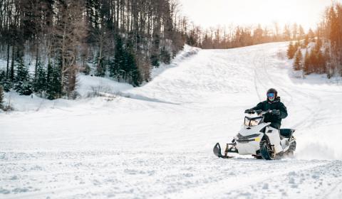 Snowmobiling